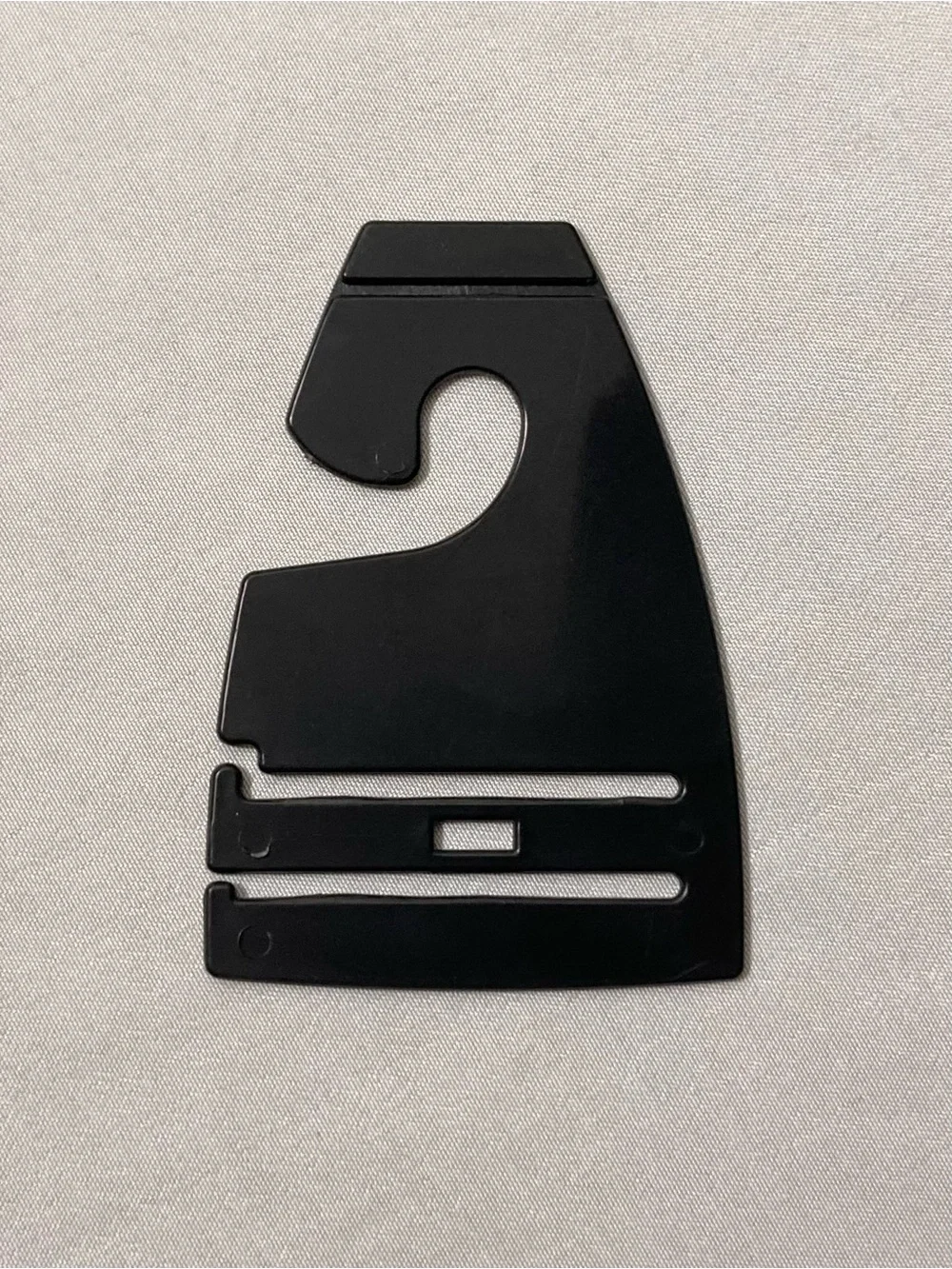 ⭐️ Black Plastic Necktie And Scarf Hangers Set of 10